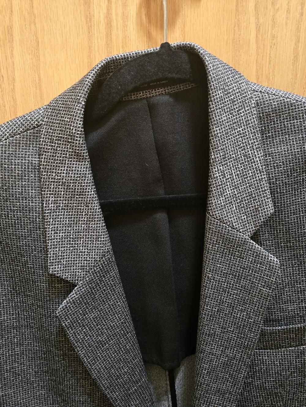 Zara Classic Men's Gray Textured Blazer